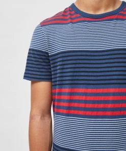French Connection Dragged Stripe T-Shirt