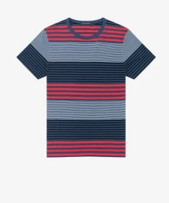 French Connection Dragged Stripe T-Shirt
