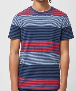 French Connection Dragged Stripe T-Shirt