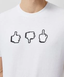 French Connection Emoji Pixel T-Shirt Sale