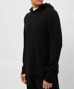 French Connection New In Waffle Jersey Hoodie