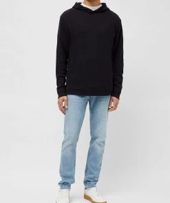 French Connection Waffle Jersey Hoodie