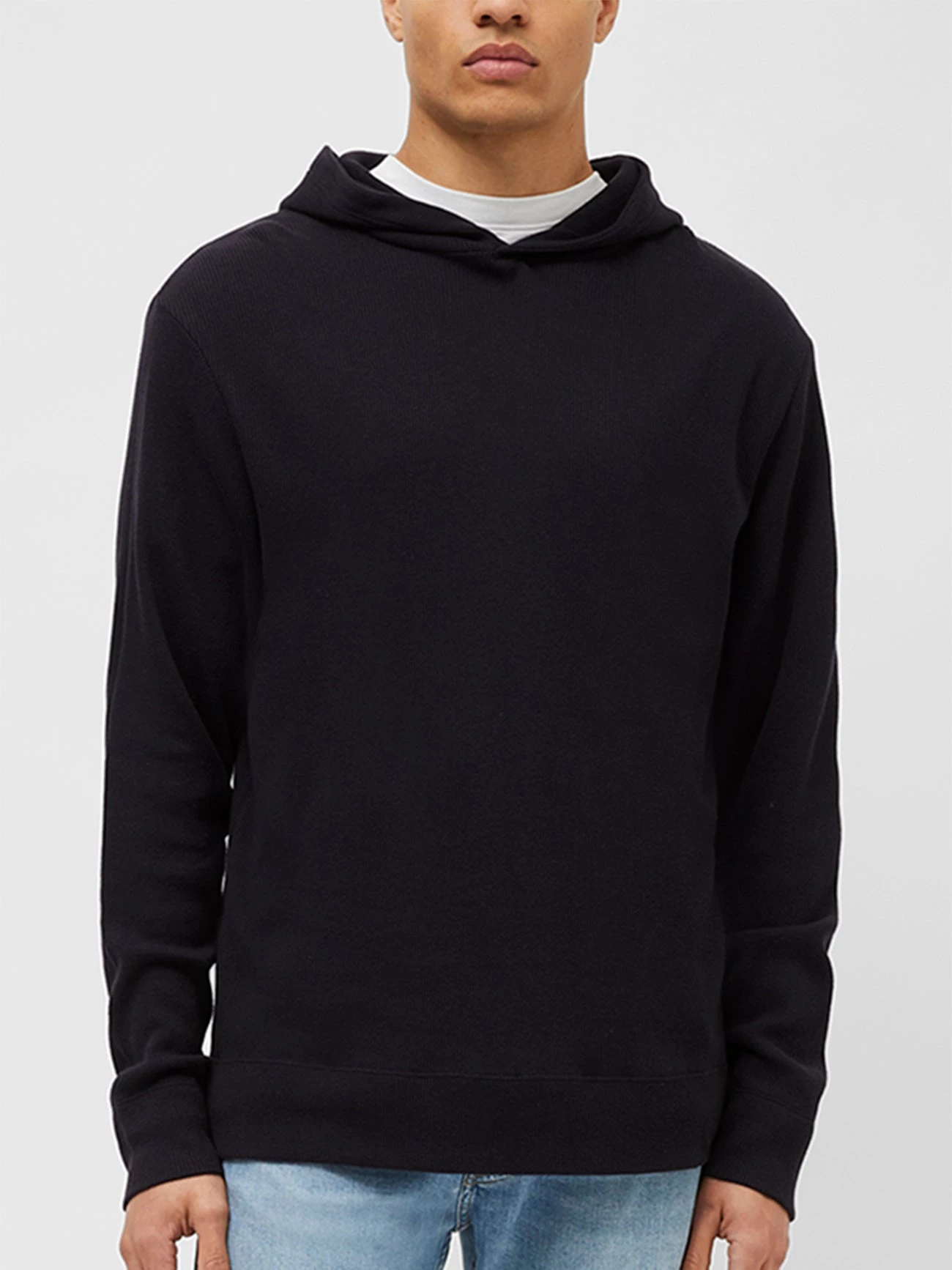 French Connection Waffle Jersey Hoodie 3 French Connection Waffle Jersey Hoodie