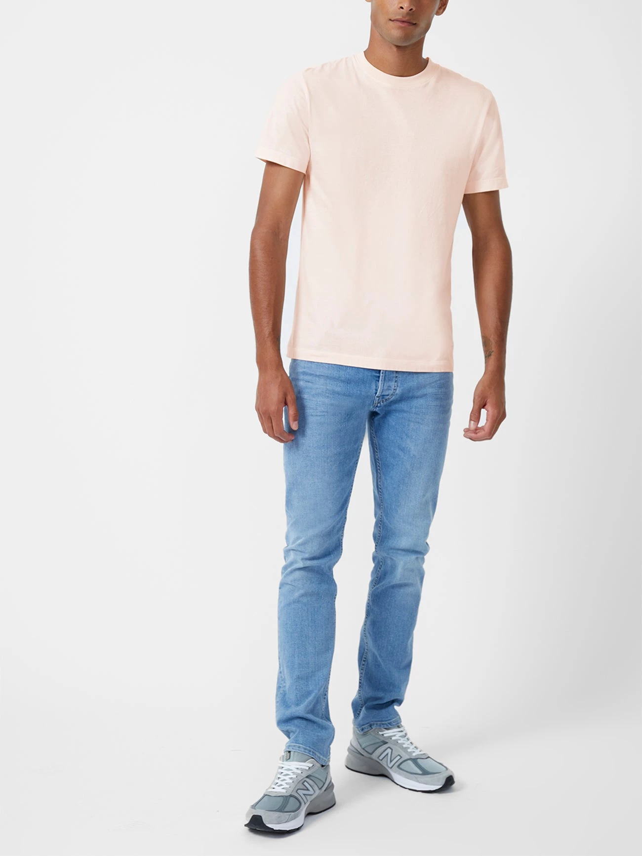 French Connection Organic Classic Cotton T-Shirt New In 4 French Connection Organic Classic Cotton T-Shirt New In