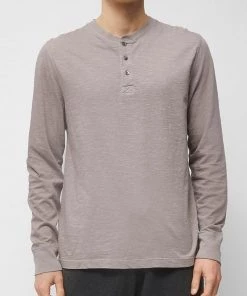 French Connection New In Slub Henley T-Shirt