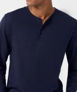 French Connection Slub Henley T-Shirt