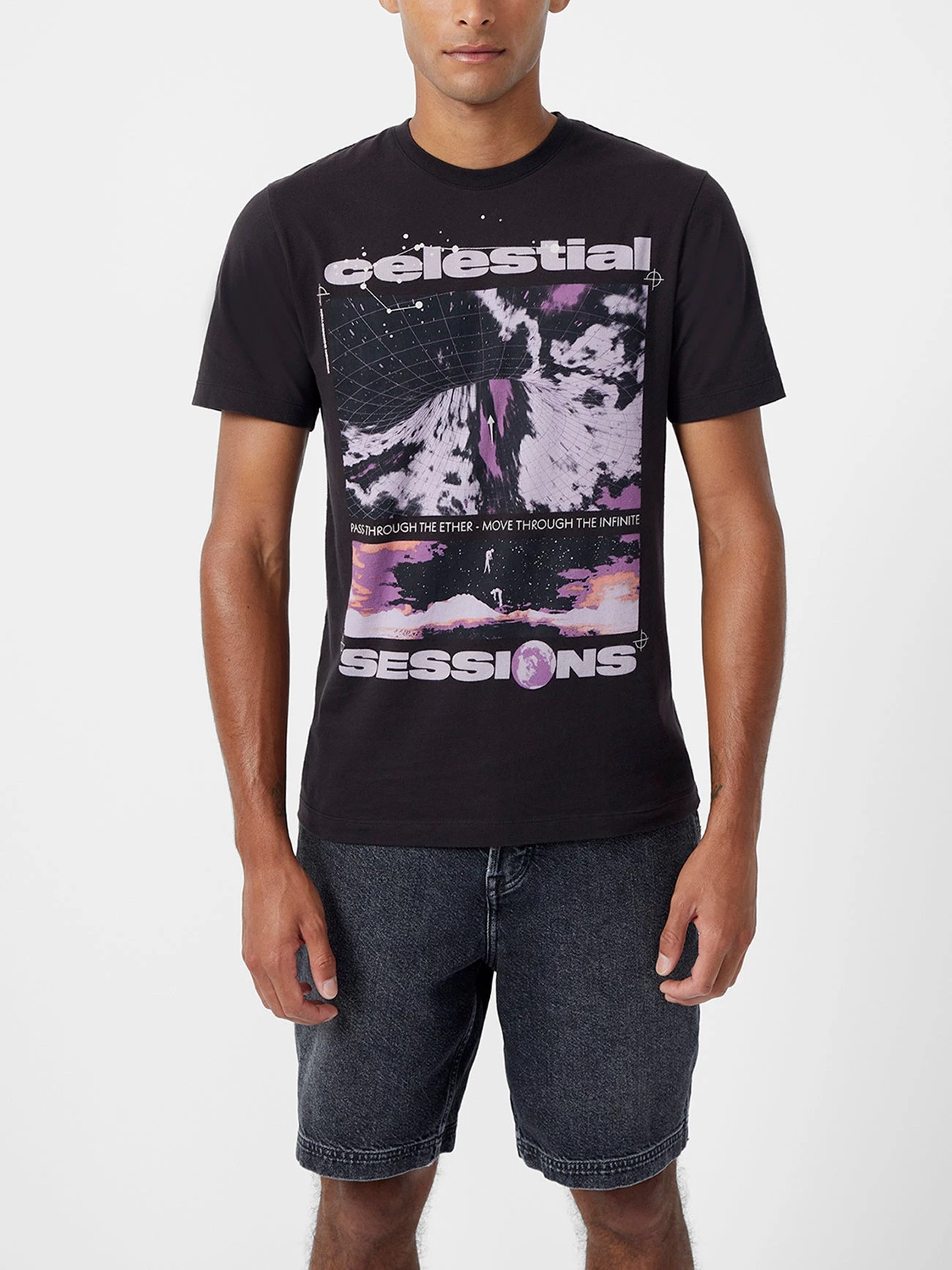 French Connection Celestial Seasons Tshirt New In 6 French Connection Celestial Seasons Tshirt New In