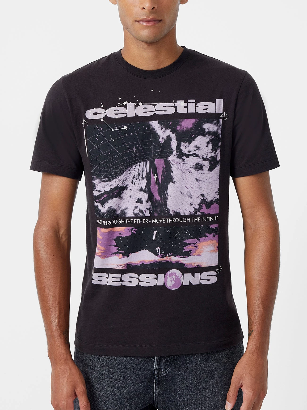 French Connection Celestial Seasons Tshirt New In 3 French Connection Celestial Seasons Tshirt New In