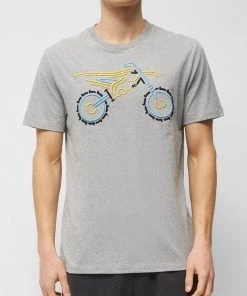 French Connection Embroidered Dirt Bike T-Shirt