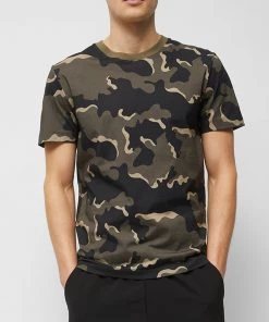 French Connection Frog Skin Camouflage T-Shirt