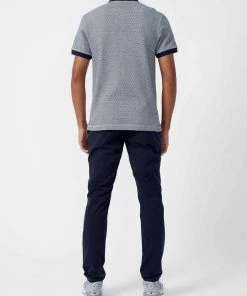 French Connection Checker Popcorn Polo Shirt