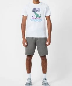 French Connection Paddling T Rex T-Shirt New In