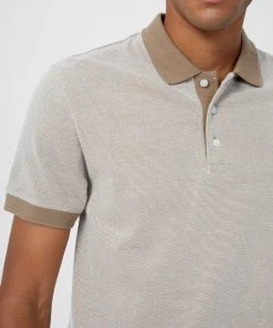 French Connection New In Birdseye Dobby Polo Shirt