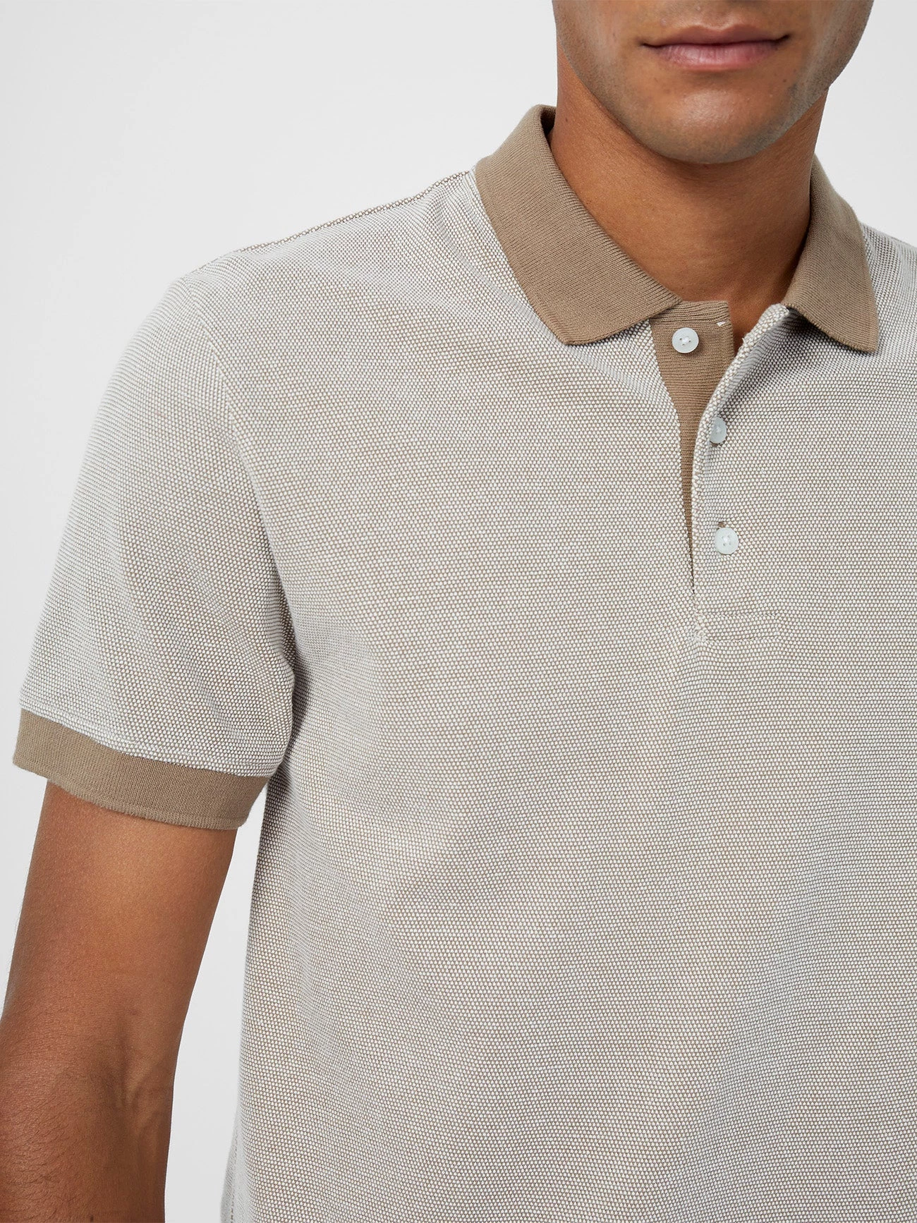French Connection New In Birdseye Dobby Polo Shirt 4 French Connection New In Birdseye Dobby Polo Shirt