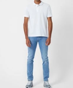 French Connection Honeycomb Pointelle Polo New In