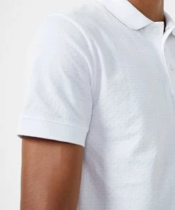 French Connection Honeycomb Pointelle Polo New In