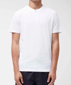 French Connection New In Slub Henley T-Shirt