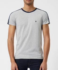 French Connection Contrasting Shoulder T-Shirt Sale