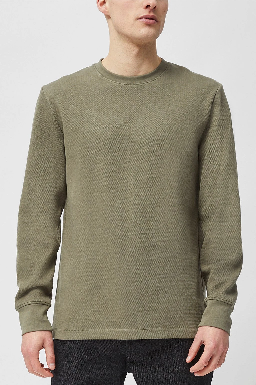 French Connection Double Piqué Long Sleeve T-Shirt 3 French Connection Double Piqué Long Sleeve T-Shirt