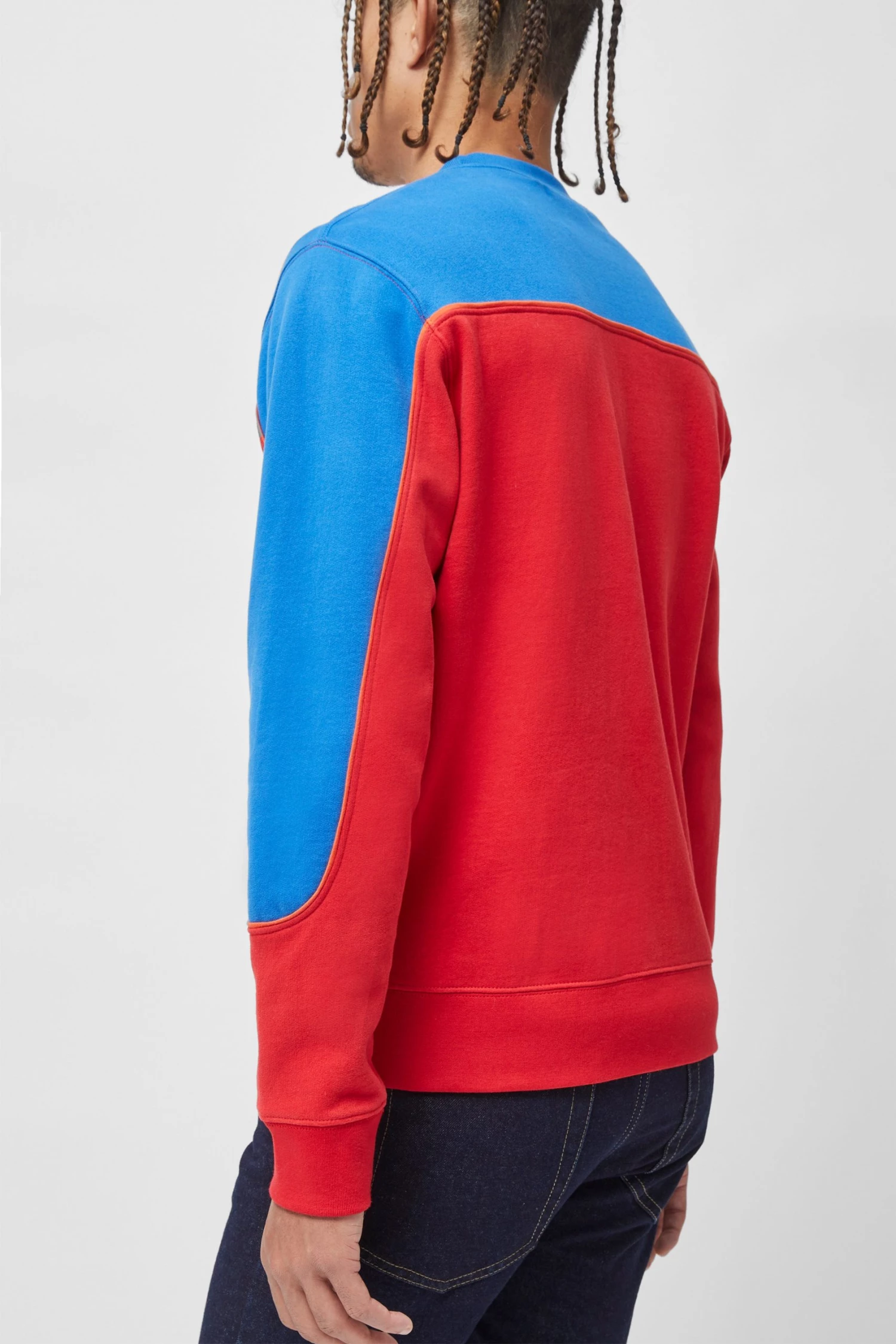 French Connection Sale Sunday Sweat Panel Sweatshirt 4 French Connection Sale Sunday Sweat Panel Sweatshirt