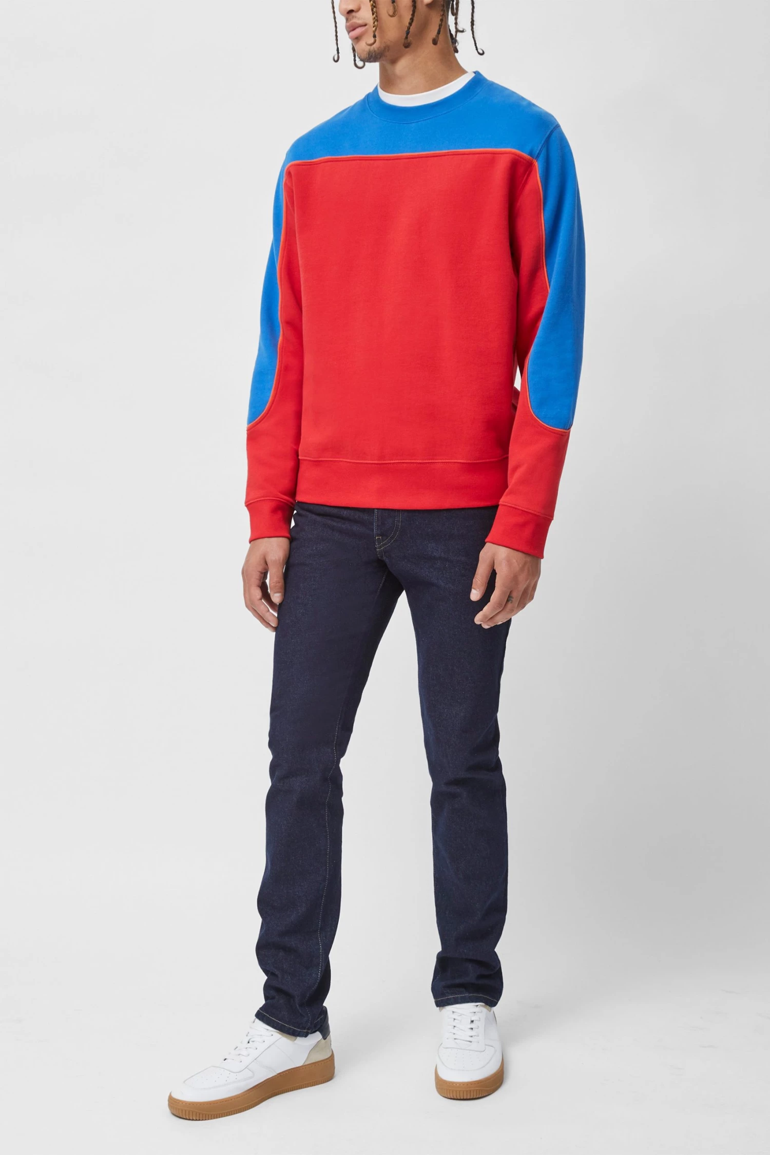 French Connection Sale Sunday Sweat Panel Sweatshirt 7 French Connection Sale Sunday Sweat Panel Sweatshirt