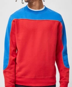 French Connection Sale Sunday Sweat Panel Sweatshirt