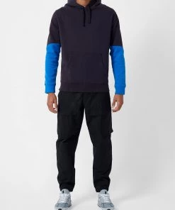 French Connection Curved Panel Hoodie