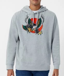 French Connection Embroidered Eagle Hoodie Sale