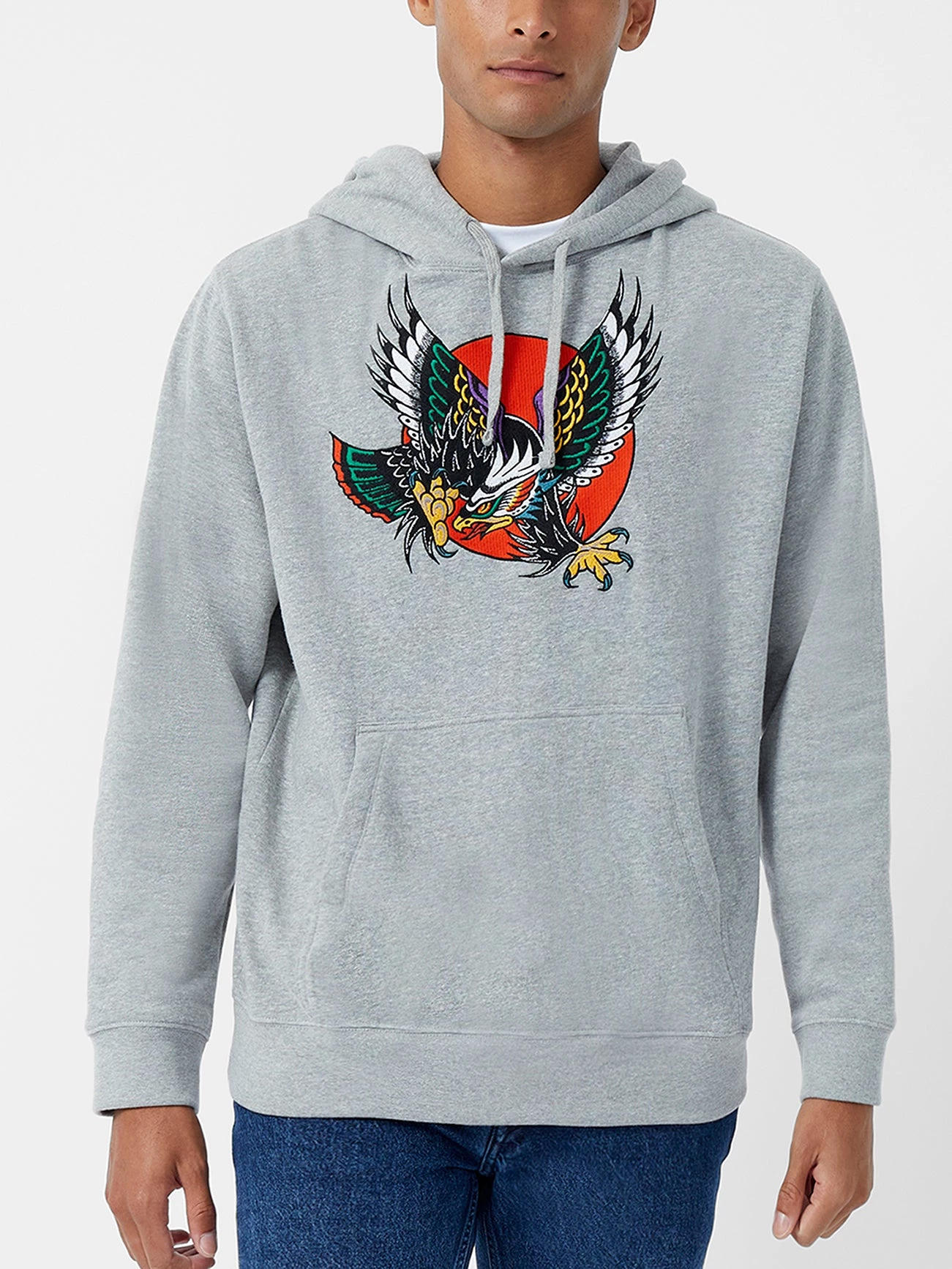 French Connection Embroidered Eagle Hoodie Sale 3 French Connection Embroidered Eagle Hoodie Sale
