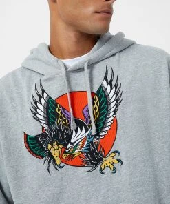 French Connection Embroidered Eagle Hoodie Sale