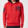 French Connection Overhead Varsity Drawstring Hoodie