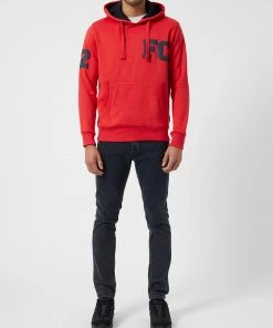 French Connection Overhead Varsity Drawstring Hoodie 8 French Connection Overhead Varsity Drawstring Hoodie