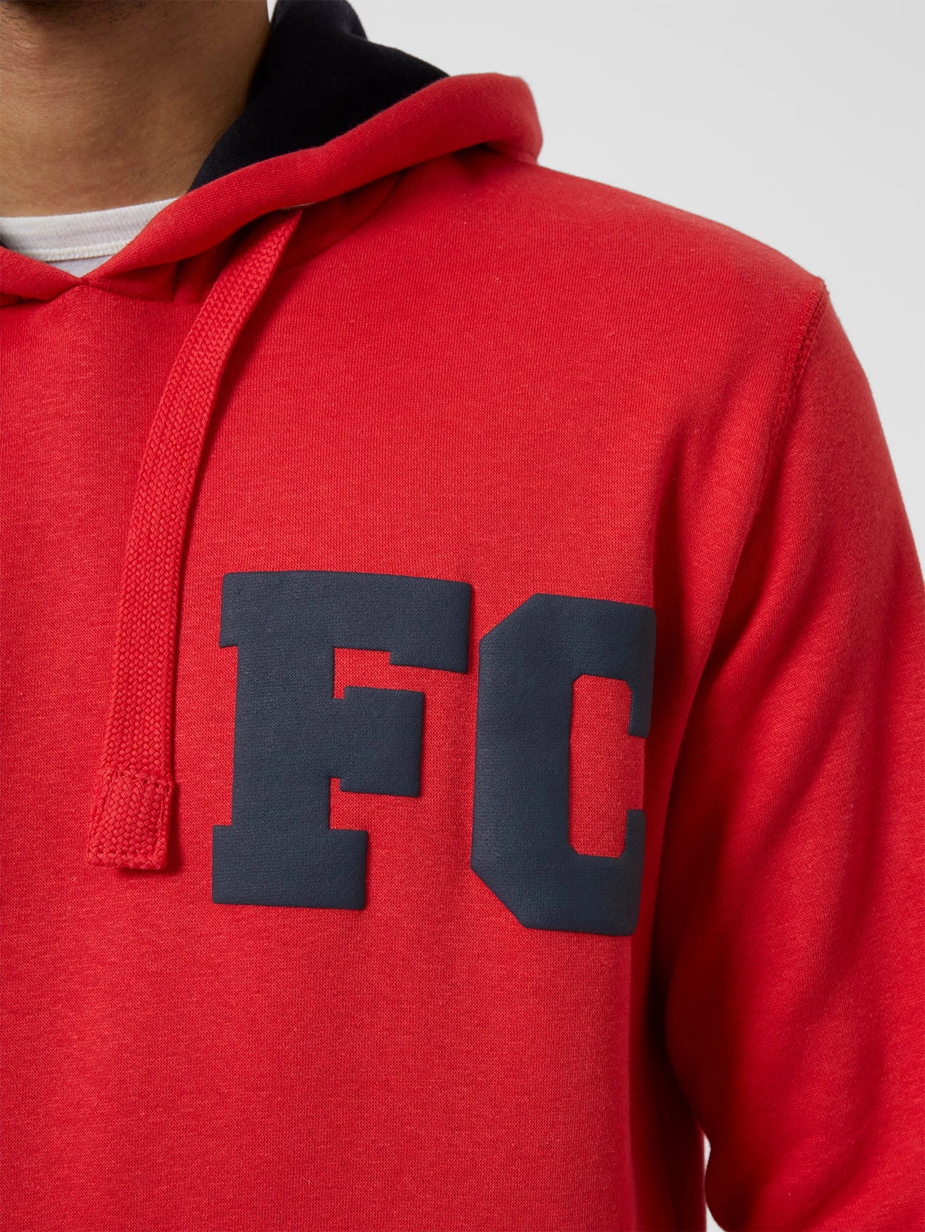 French Connection Overhead Varsity Drawstring Hoodie 5 French Connection Overhead Varsity Drawstring Hoodie