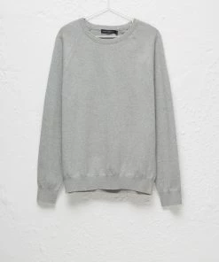 French Connection Stretch Cotton Crew Neck Jumper