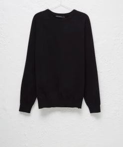 French Connection Stretch Cotton Crew Neck Jumper Jumpers & Cardigans