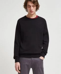 French Connection Stretch Cotton Crew Neck Jumper Jumpers & Cardigans