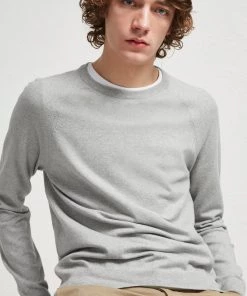 French Connection Stretch Cotton Crew Neck Jumper