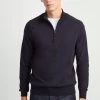 French Connection Jumpers & Cardigans Stretch Cotton Half-Zip Jumper