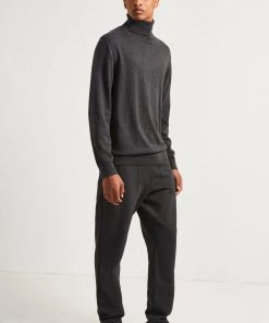 French Connection Stretch Cotton Roll Neck Jumper