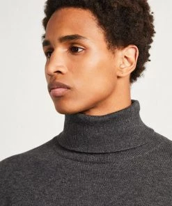 French Connection Stretch Cotton Roll Neck Jumper
