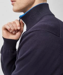 French Connection Core Mozart Half Zip Jumper Sale