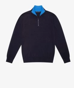 French Connection Core Mozart Half Zip Jumper Sale