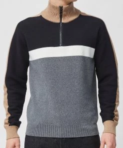 French Connection Trending Milano Half Zip Jumper