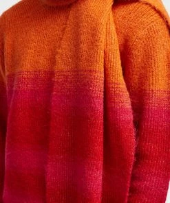 French Connection Alpaca Blend Space-Dye Jumper