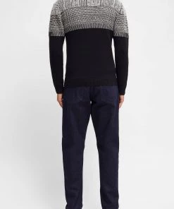 French Connection Sale Graphic Jacquard Half-Zip Jumper