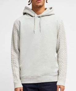 French Connection Sweat Cable-Mix Hoodie Sale