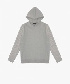 French Connection Sweat Cable-Mix Hoodie Sale