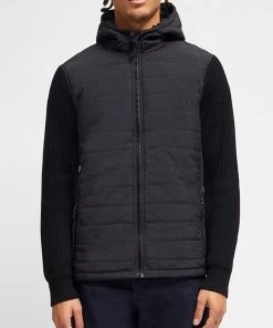 French Connection Nylon Knit Hybrid Jacket Sale