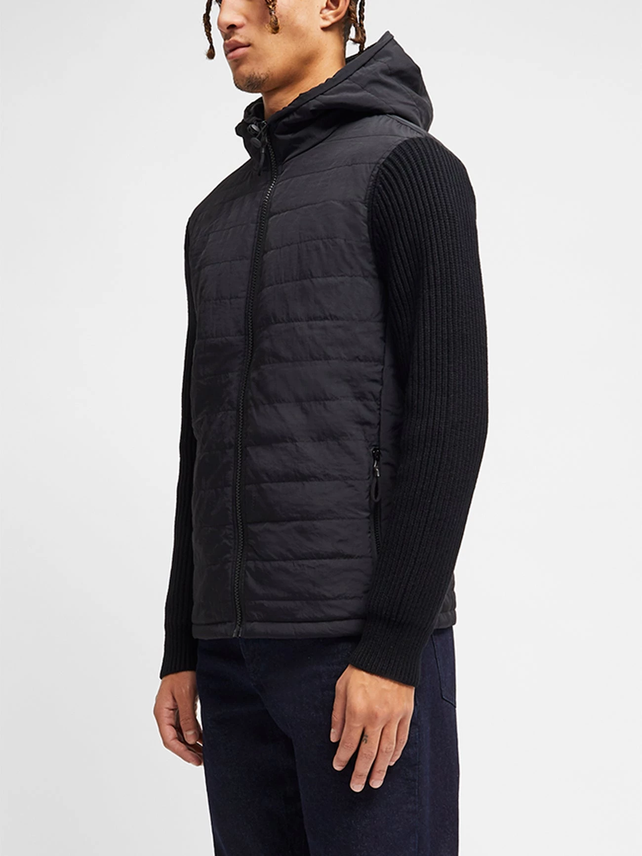 French Connection Nylon Knit Hybrid Jacket Sale 6 French Connection Nylon Knit Hybrid Jacket Sale