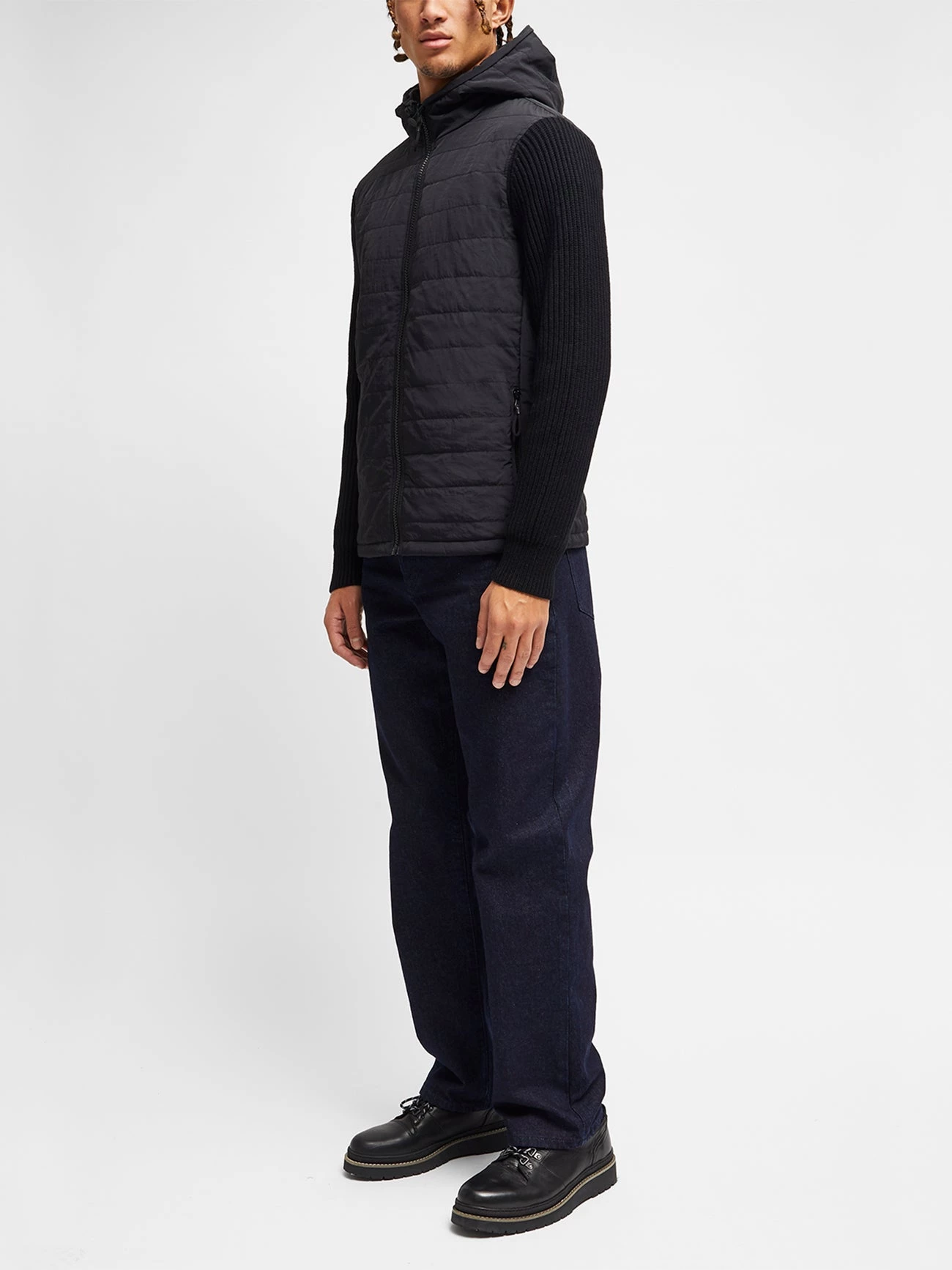 French Connection Nylon Knit Hybrid Jacket Sale 4 French Connection Nylon Knit Hybrid Jacket Sale